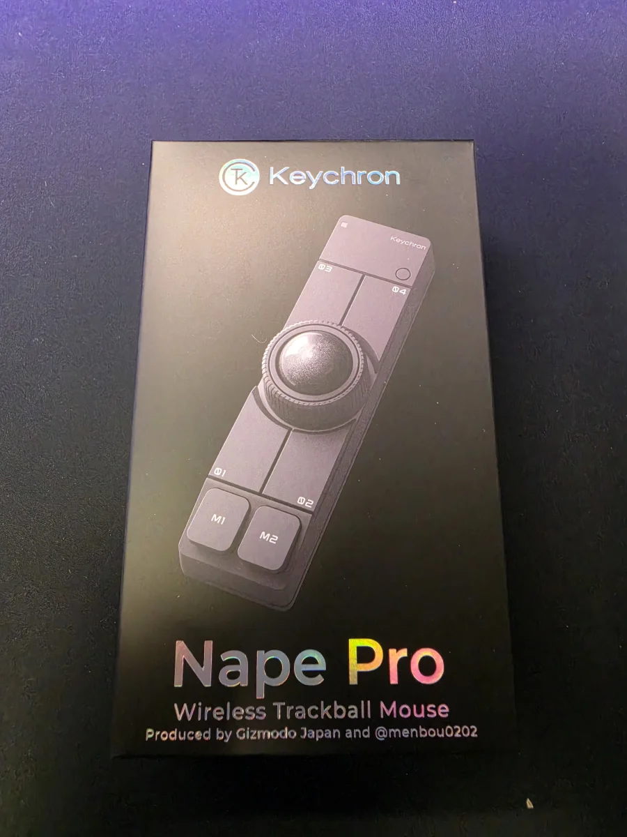 Keychron Nape Proの未開封パッケージ